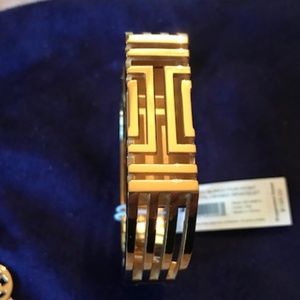 Tory Burch gold plated bangle
